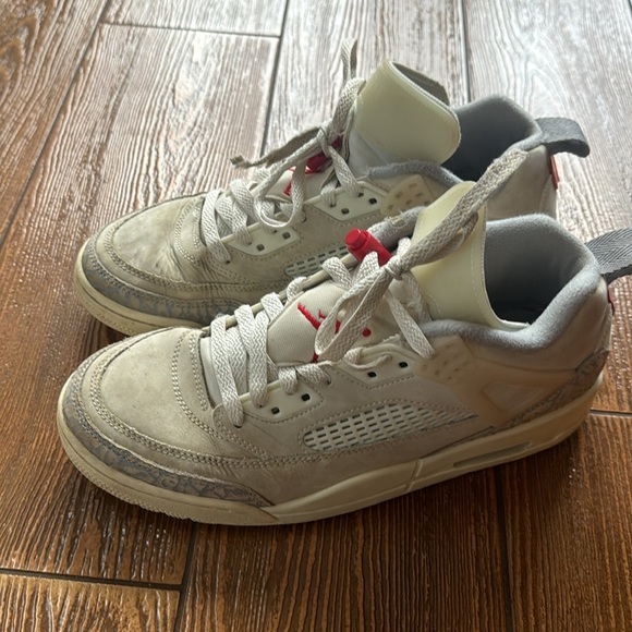 JORDAN Mens SPIZIKE LOW | Color: SAIL/UNIVERSITY RED - Picture 2 of 6